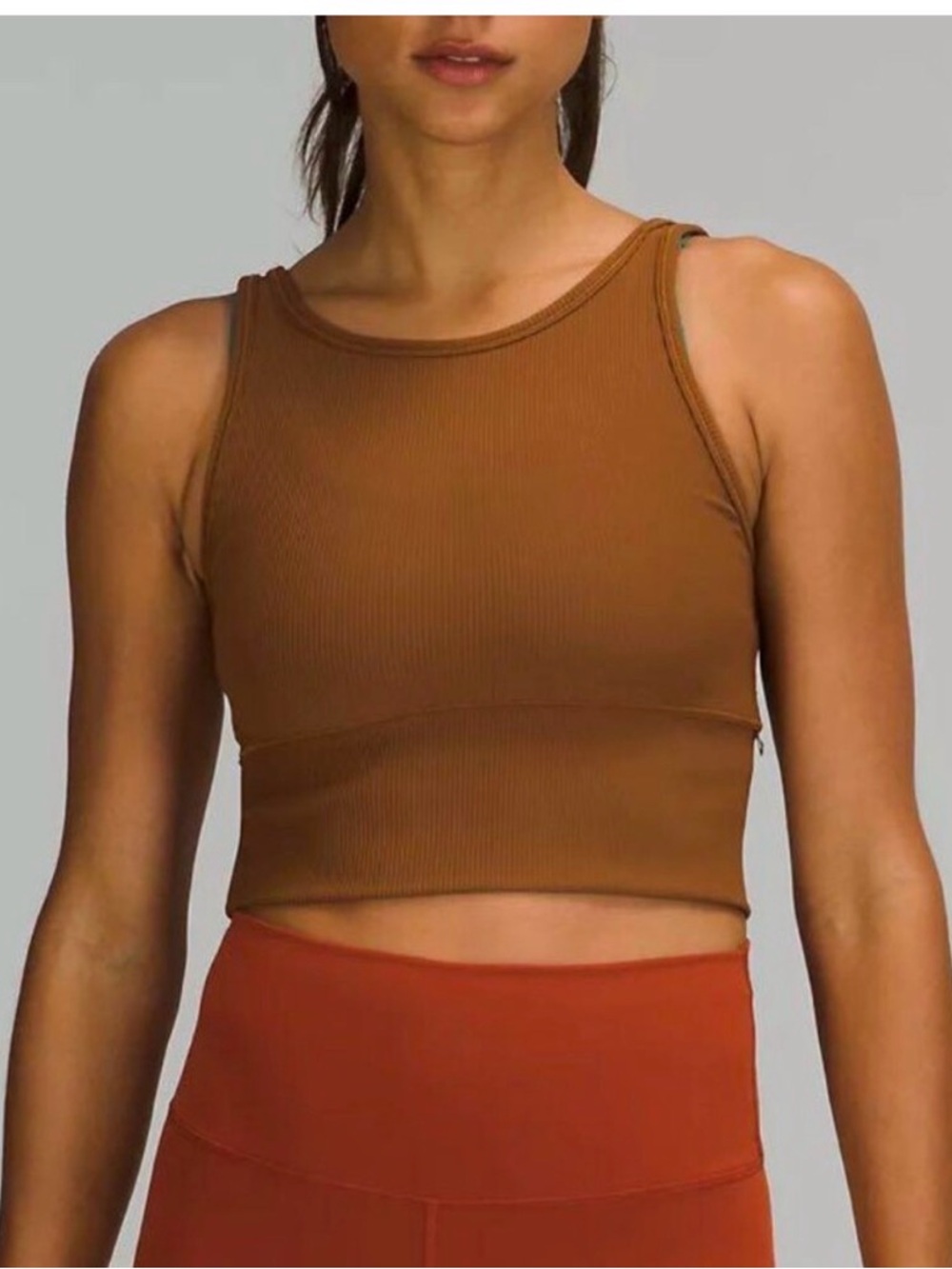 Lululemon Power Pivot Ribbed Crop
